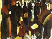 August Macke Leave Taking Germany oil painting artist